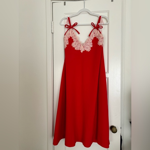 BNWT Red Vivetta Bow Dress - Picture 3 of 7